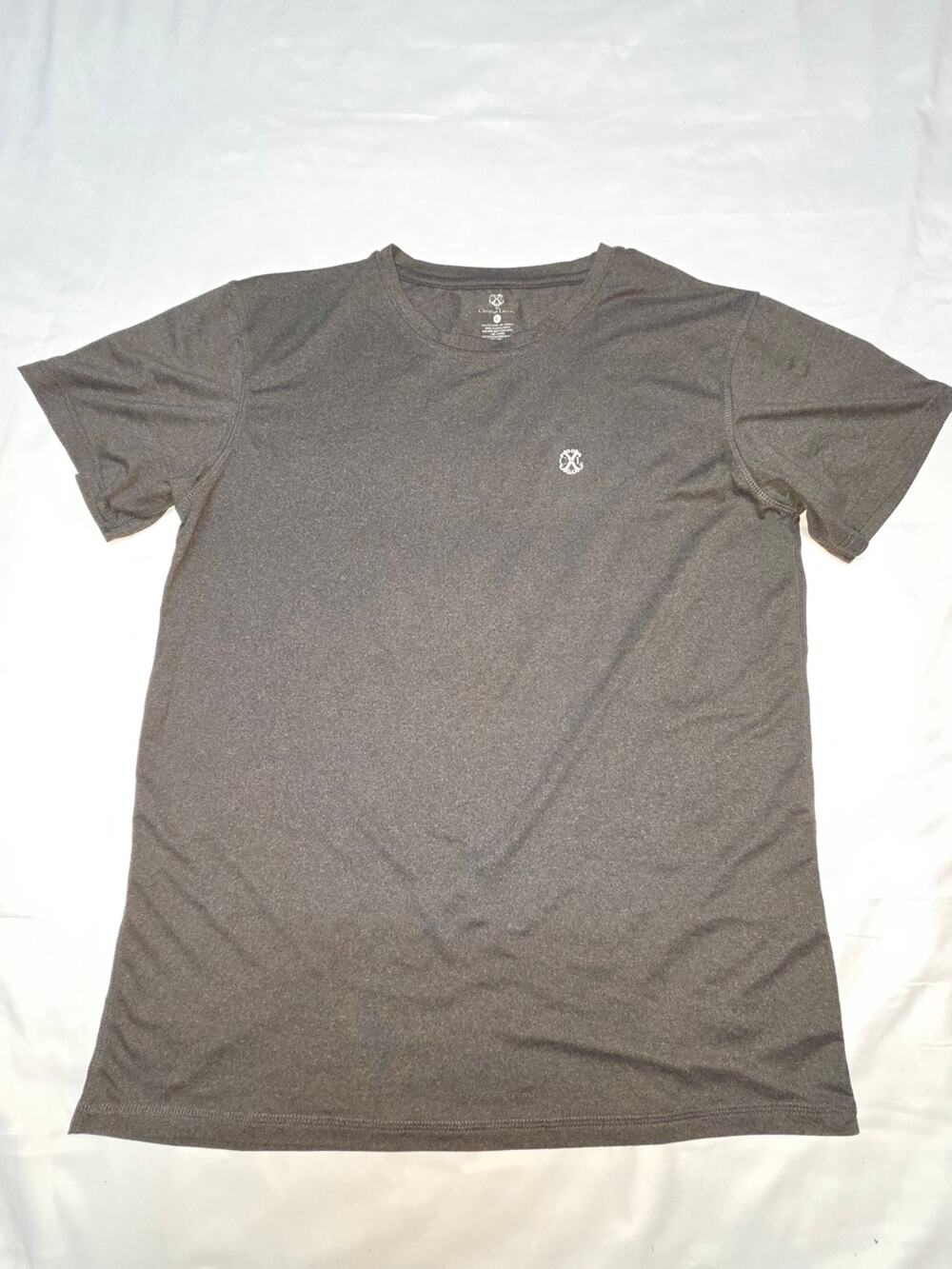 Christian Lacroix Men's Short Sleeve Crew Tee - Charcoal Gray